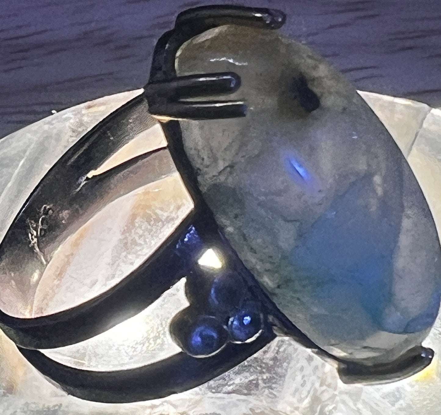 Egyptian Priestess Chrysocolla Ring (SG preowned)