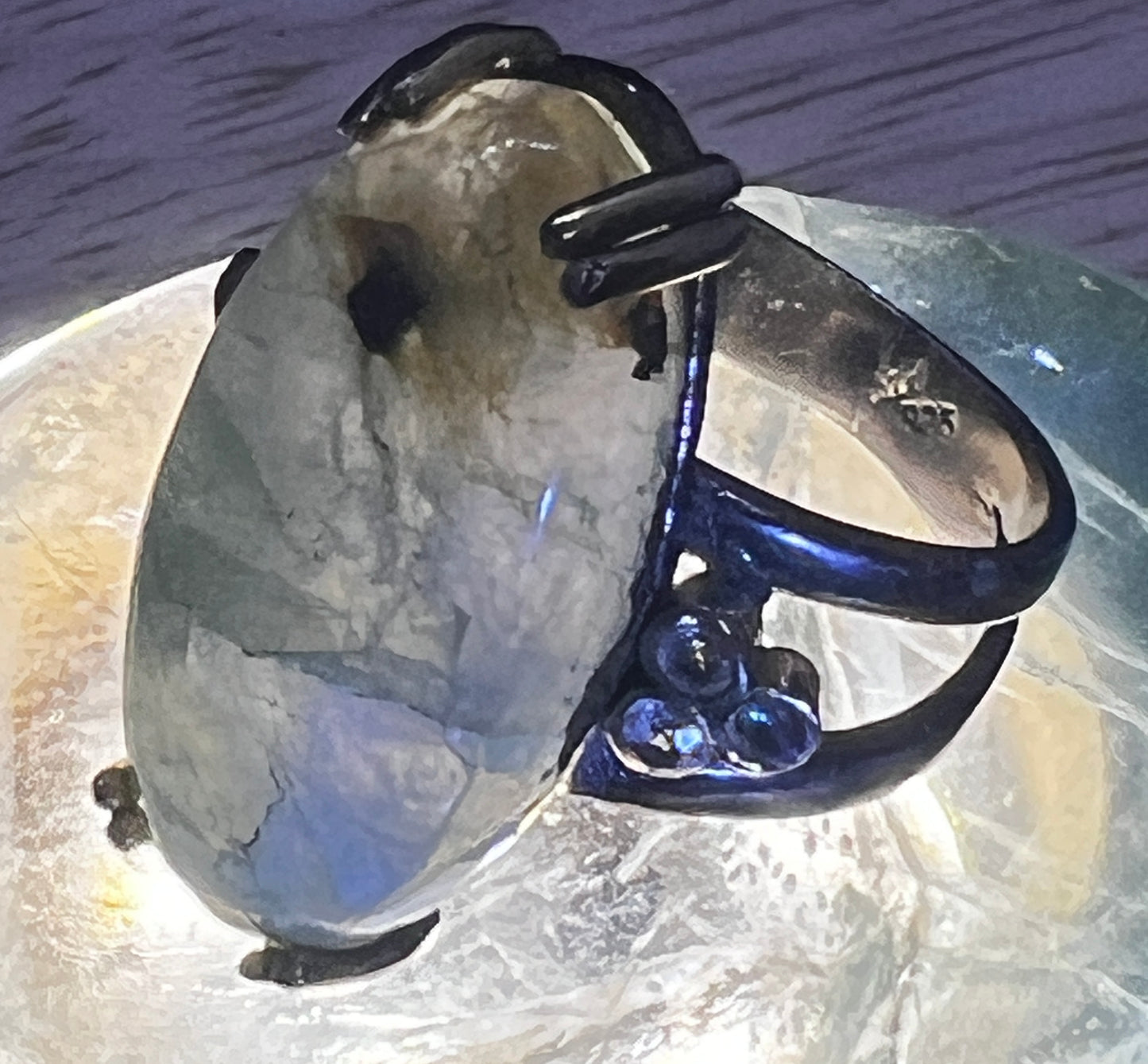 Egyptian Priestess Chrysocolla Ring (SG preowned)